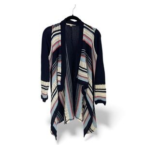 SAY WHAT? Women’s Open knit duster multicolor Size Large